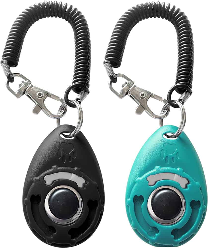 HoAoOo Pet Training Clicker with Wrist Strap