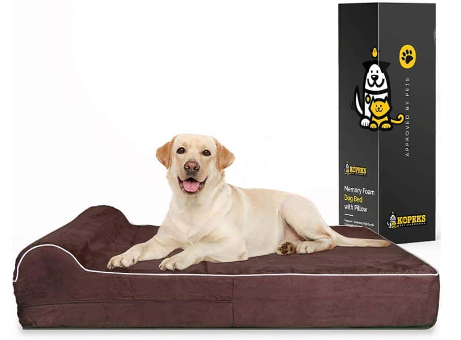 Kopeks 7’’ Orthopedic Dog Bed with Pillow-Top