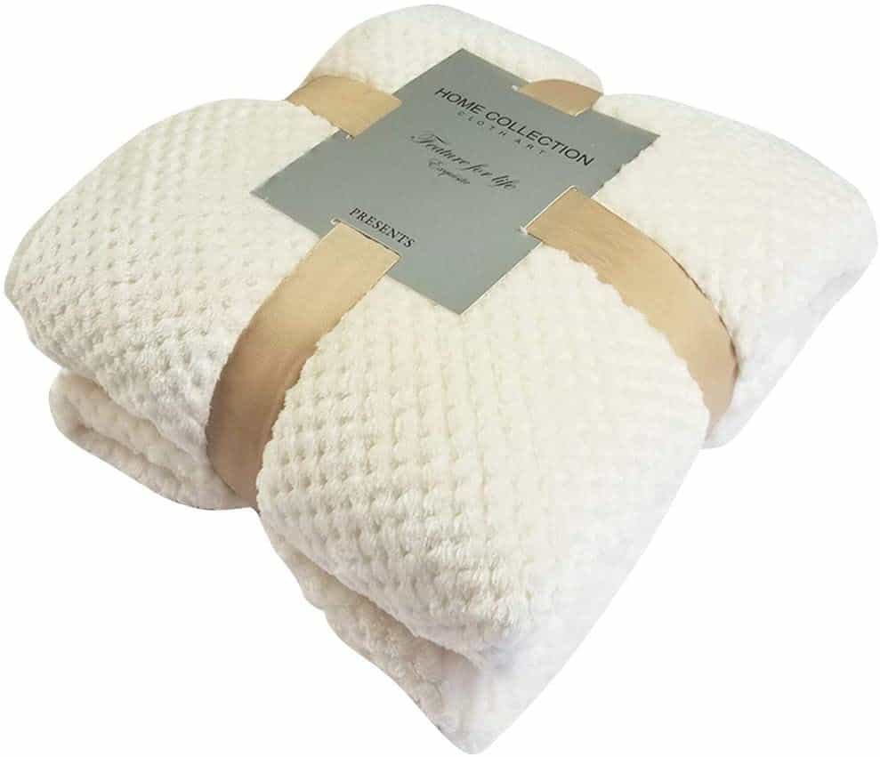 BLEVET Super Soft Coral Fleece Puppy Blanket