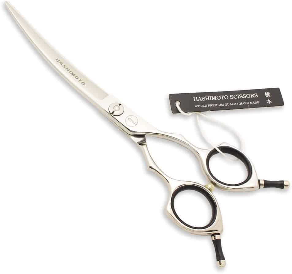 HASHIMOTO Curved Scissors for Dog Grooming HASHIMOTO Curved Scissors for Dog Grooming