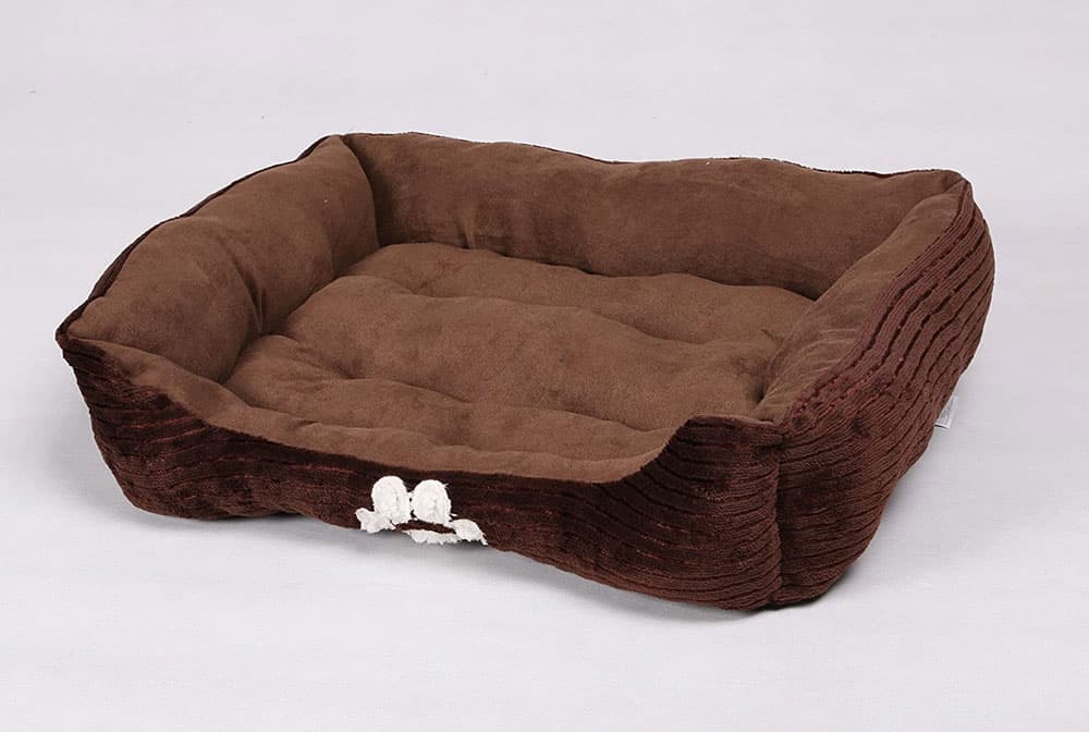 HappyCare Textiles Reversible Rectangle Pet Bed