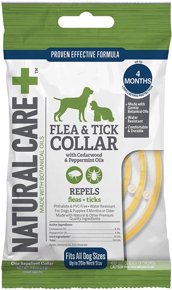 Natural Care Repellent Flea and Tick Collar for Dogs and Puppies
