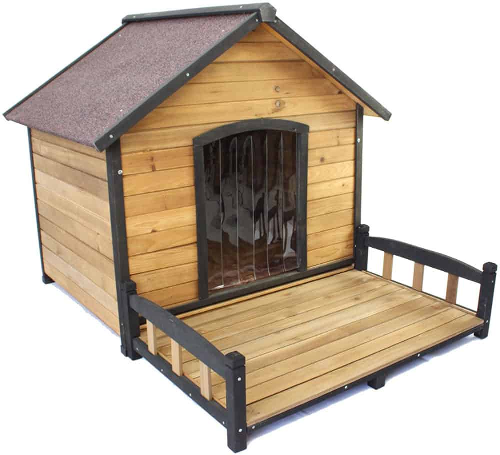 PETJOINT XL Extra Large Dog Kennel + Veranda