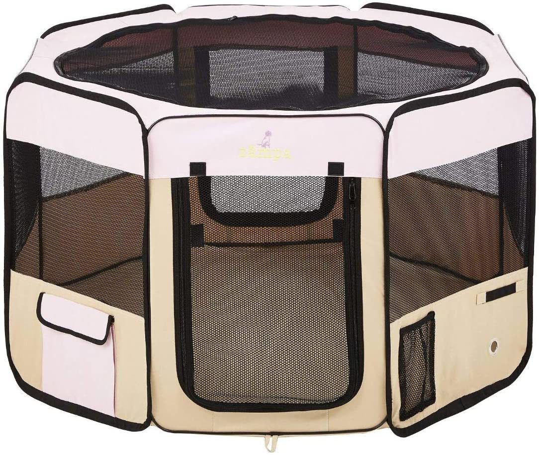 Zampa Portable Foldable Pet Playpen