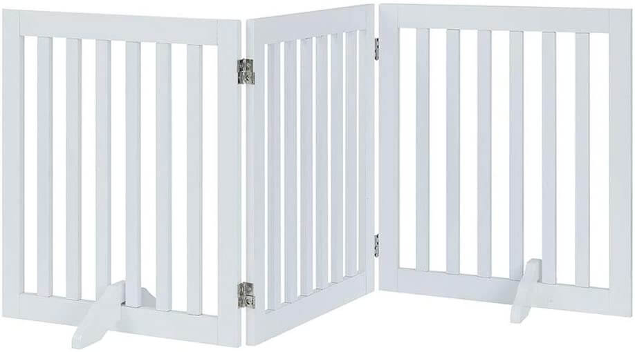 Unipaws Free Standing Walk Over Dog Gate