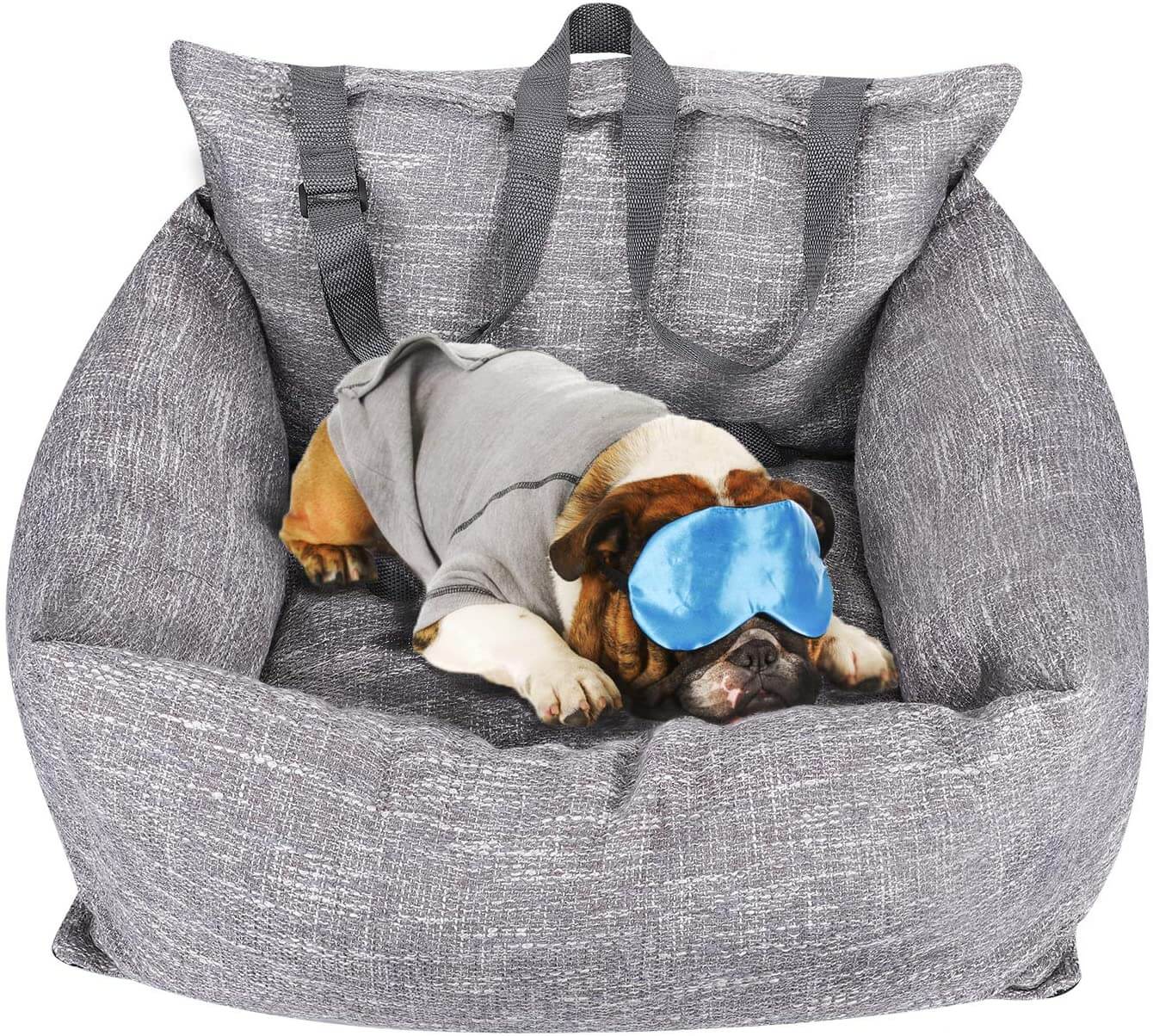 Yitesen Pet Car Seat Deluxe Travel Bed Dog Booster