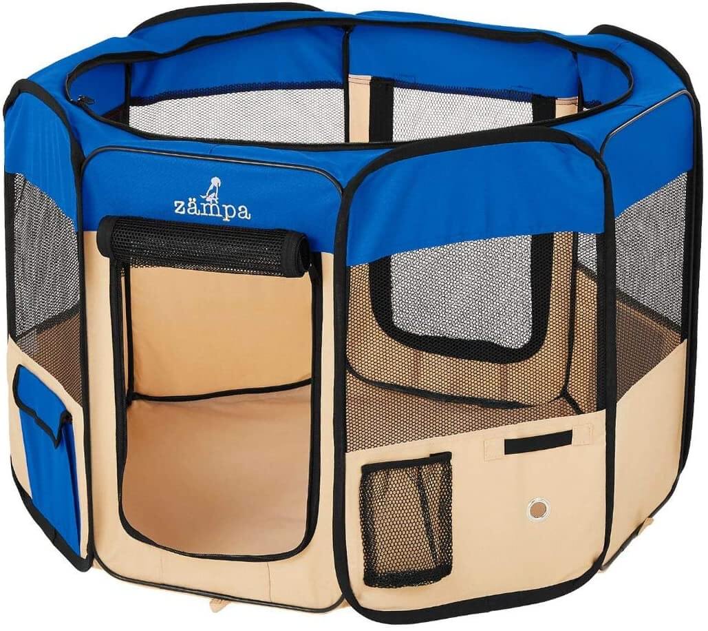 Zampa Portable Foldable Pet Kennel