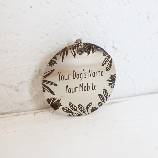 Dog Nation Designer Stainless Steel Dog Identification Tags