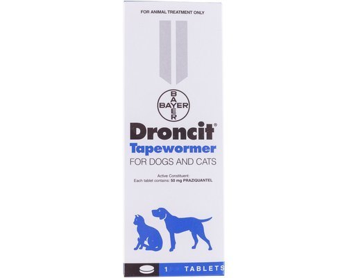 Droncit Tapewormer for Dogs and Cats