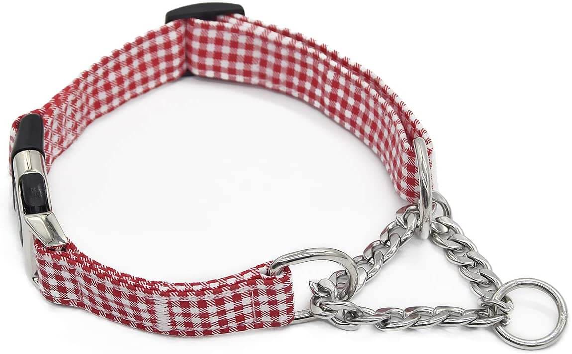Fourhorse Stainless Steel Chain Martingale Collar