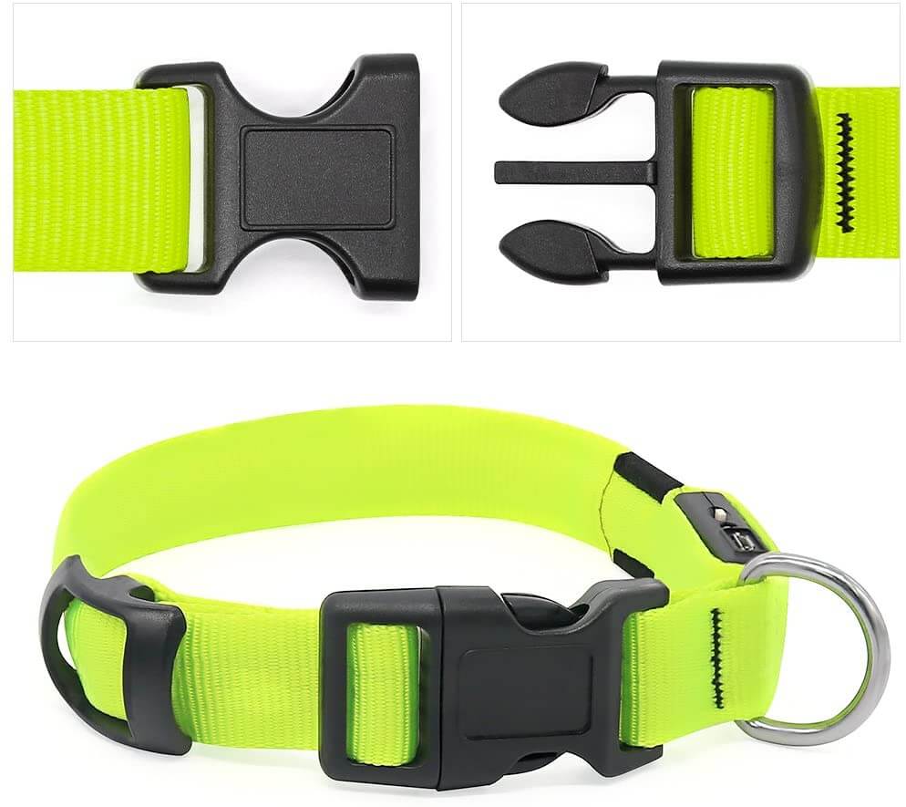 VIZPET USB Rechargeable Led Dog Collar