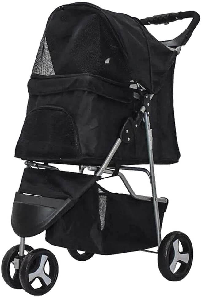 Bloodyrippa 3-Wheel Folding Pet Stroller