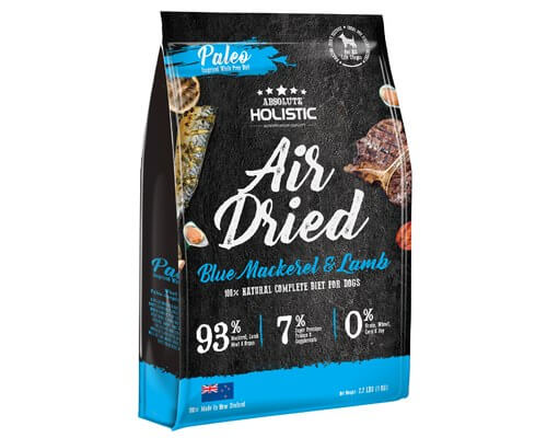 Absolute Holistic Air Dried Dog Food Blue Mackerel & Lamb
