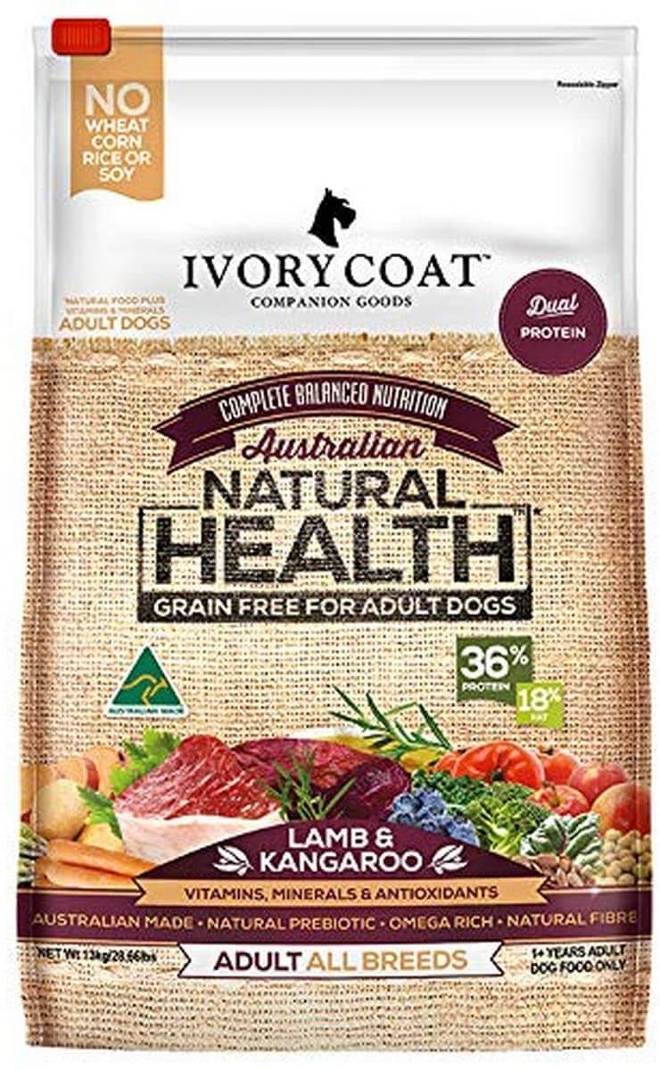 Ivory Coat Adult and Senior Lamb & Kangaroo Grain Free Dog Food