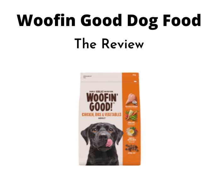 woof dog food coles