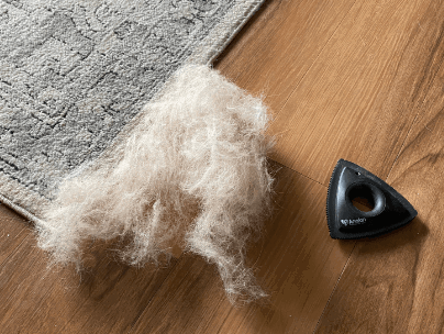 ANALAN Mini Pet Hair Remover for Couch being tested by our review team.