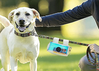 Hipet Reflective Dog Poop Bag Dispenser for Leash being tested by our review team.