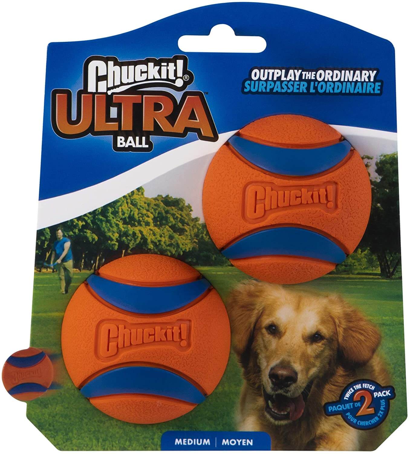 Chuckit! 17001 2.5-Inch Ultra Ball 2 Pack