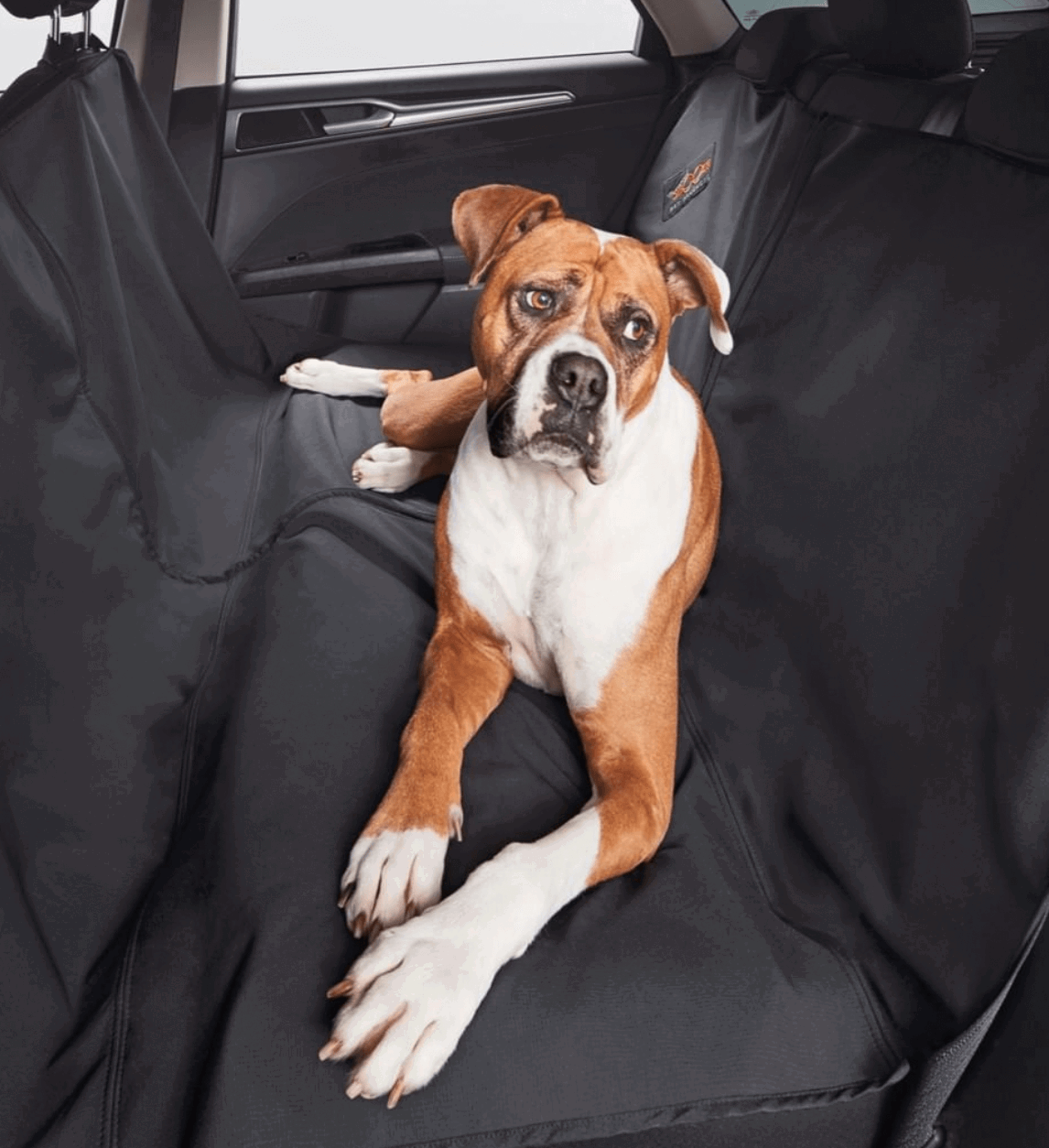 Snooza Road Tripper Car Seat Cover being tested by our review team.