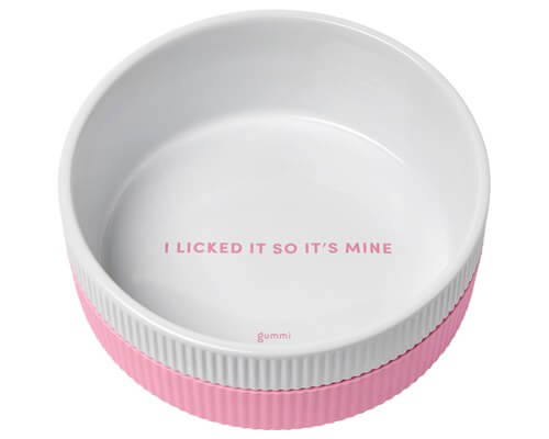 Gummi Pet Ceramic Bowl