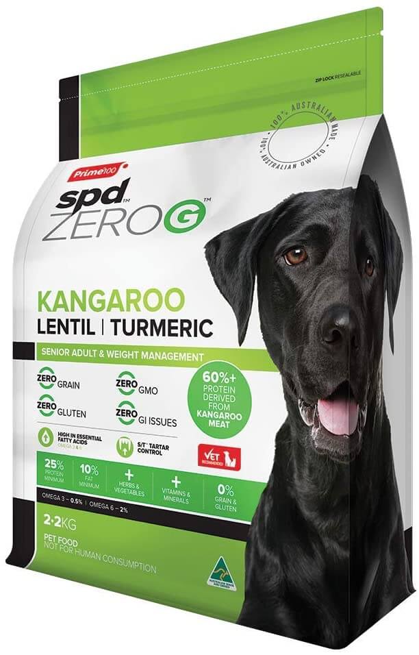 Prime100 Kangaroo Lentil Turmeric Dog Food