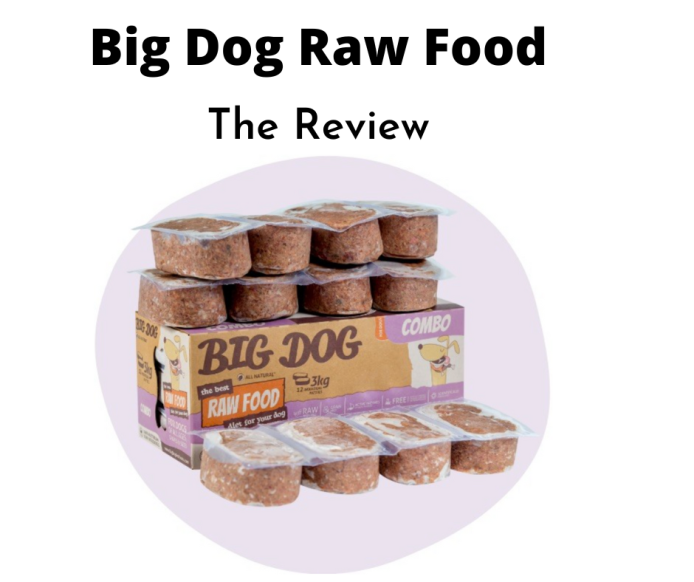 big dog for small dogs raw food