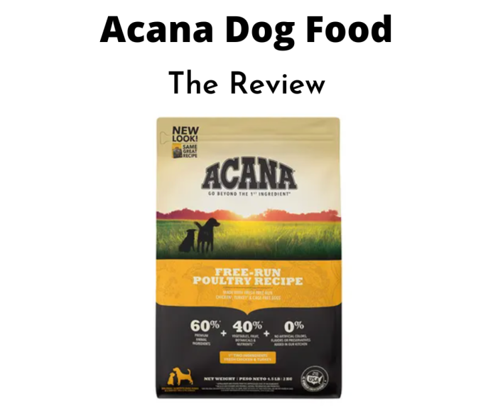 is acana bad dog food