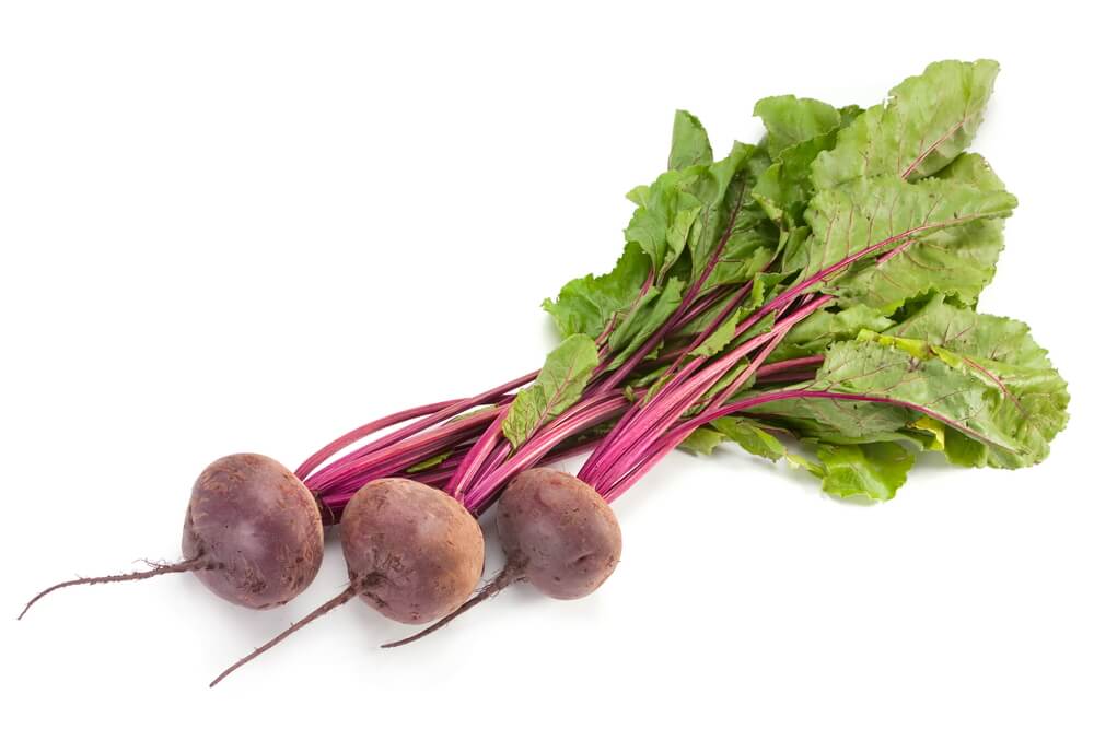 Beetroot with leaf