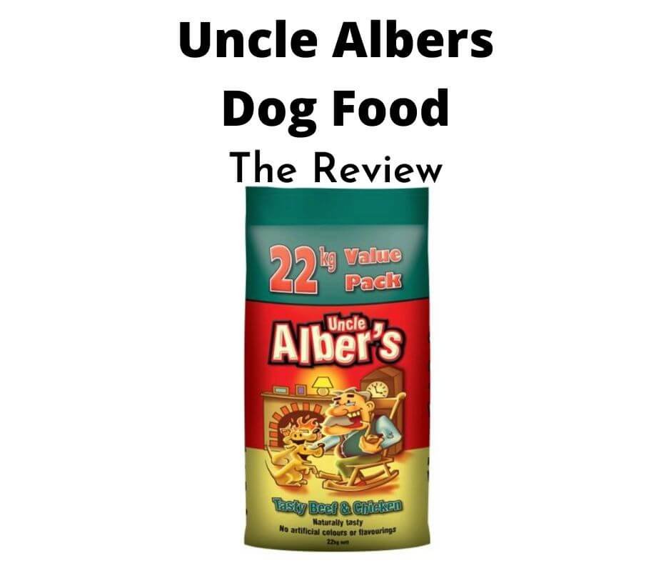 Uncle Albers Dog Food.